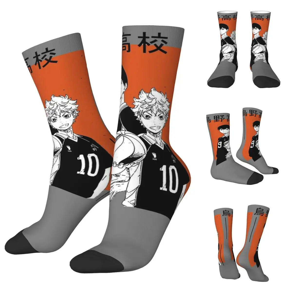 

3D printing cosy Unisex Socks,Windproof Haikyuu Volleyball Kuroo Tetsurou Kozume Kenma Anime Interesting Four Seasons Socks