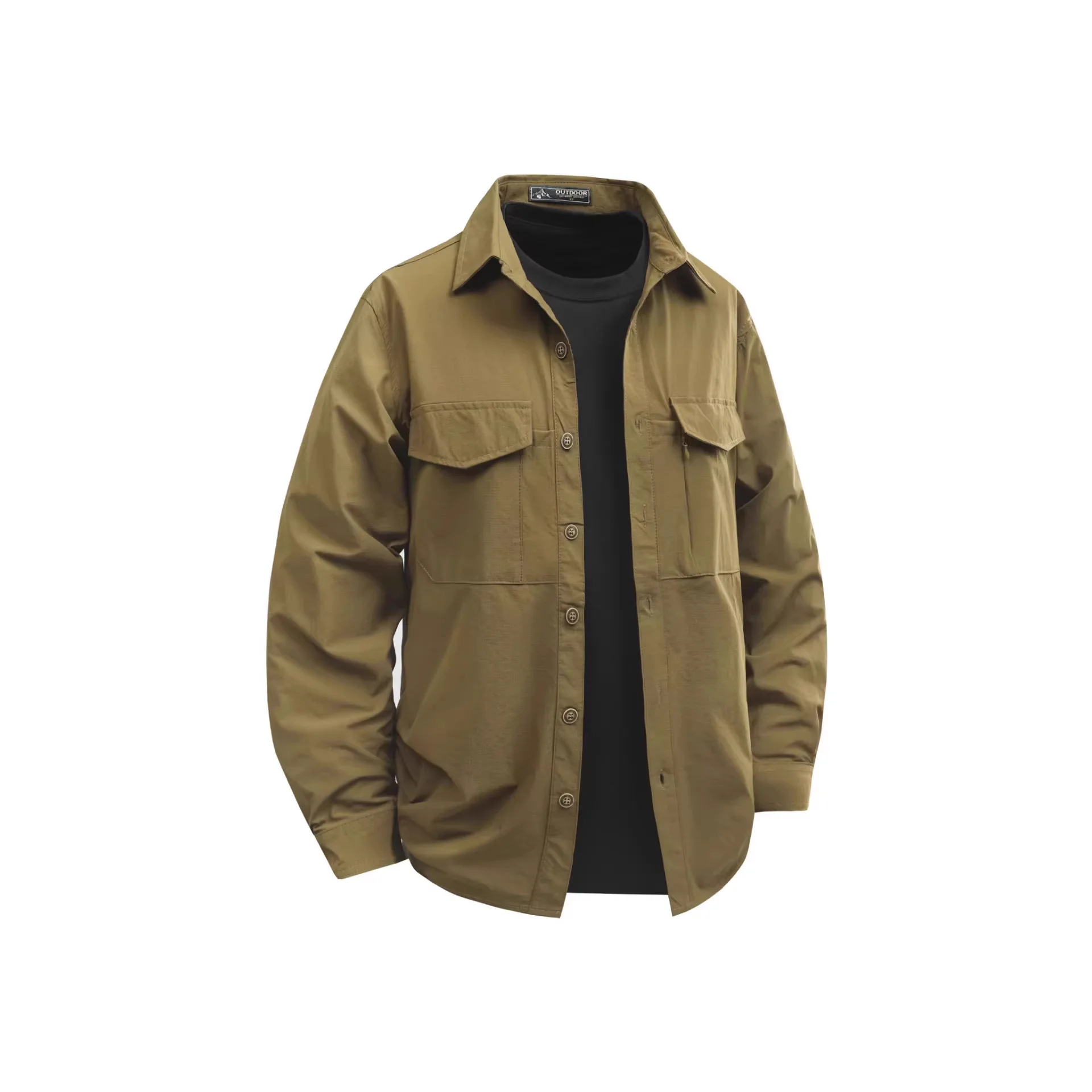 2026 New Model Quick-Drying Long-Sleeved Shirt - Stretchable Sun-Protective Mountaineering Workwear Shirt European size