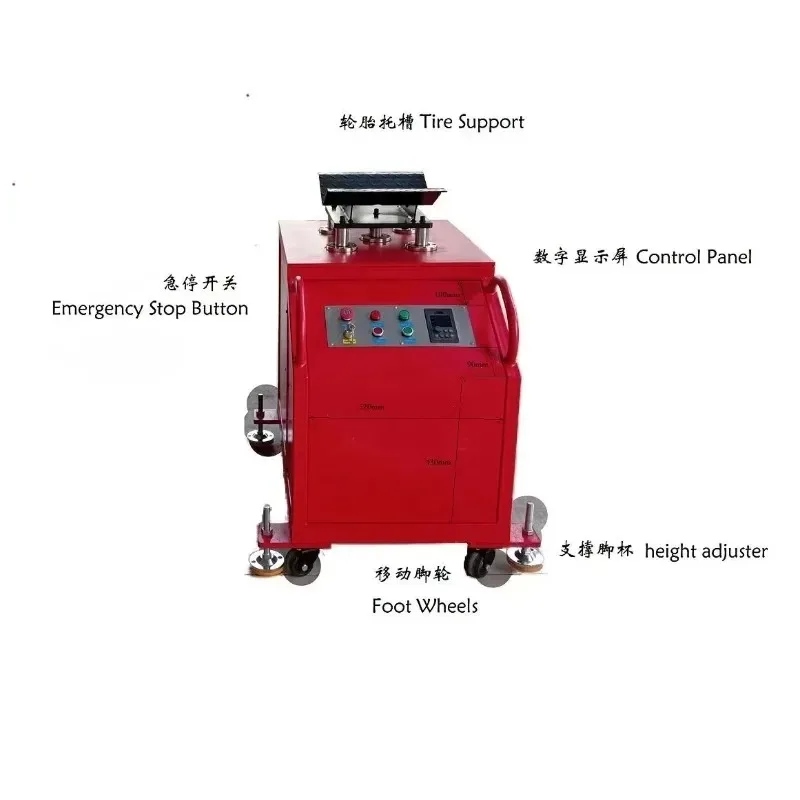 Vehicle equipment chassis road emulator