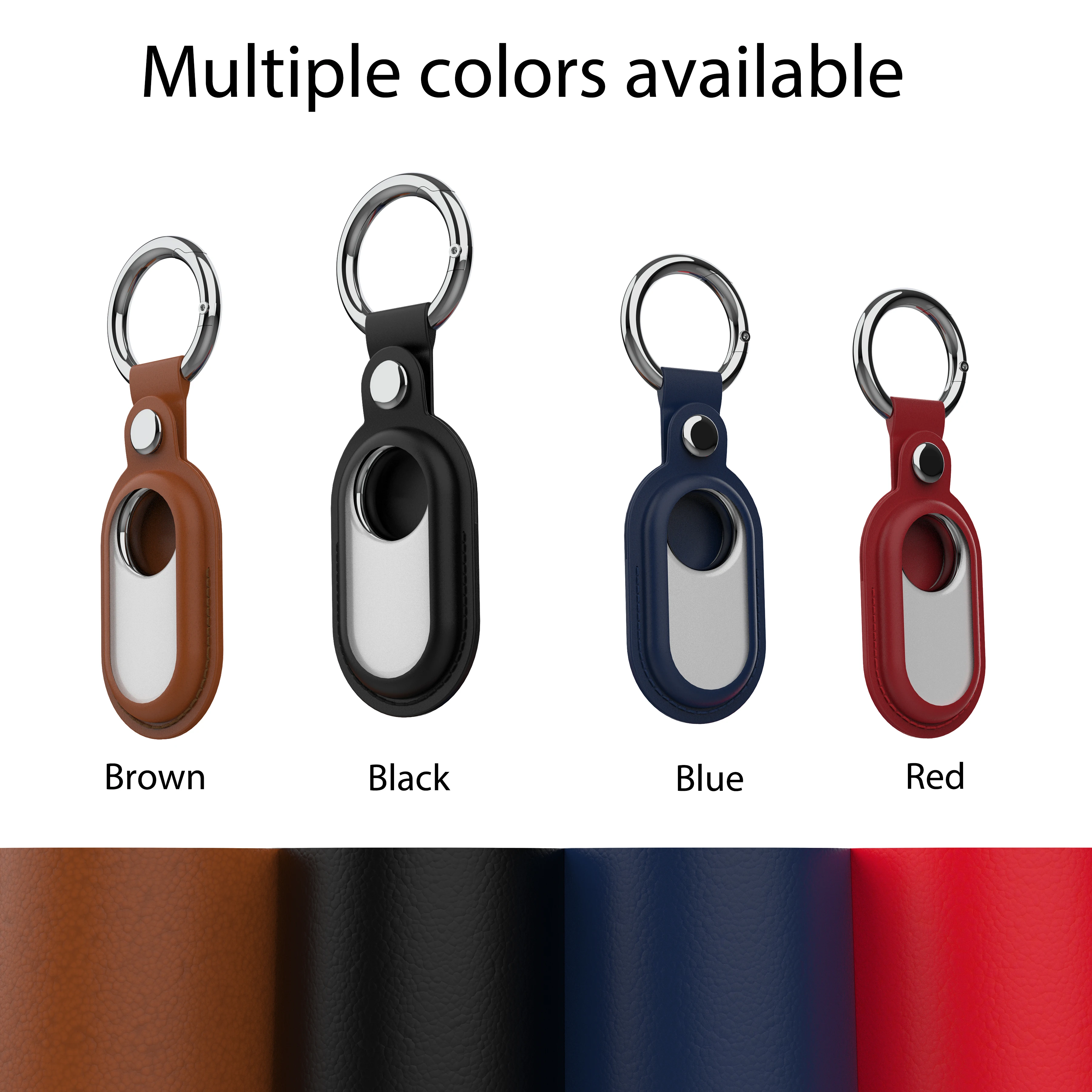 Loss Prevention for Samsung Galaxy SmartTag 2 Location TrackerLeather Keychain Case HolsterLoss Prevention Case for Smart Tag