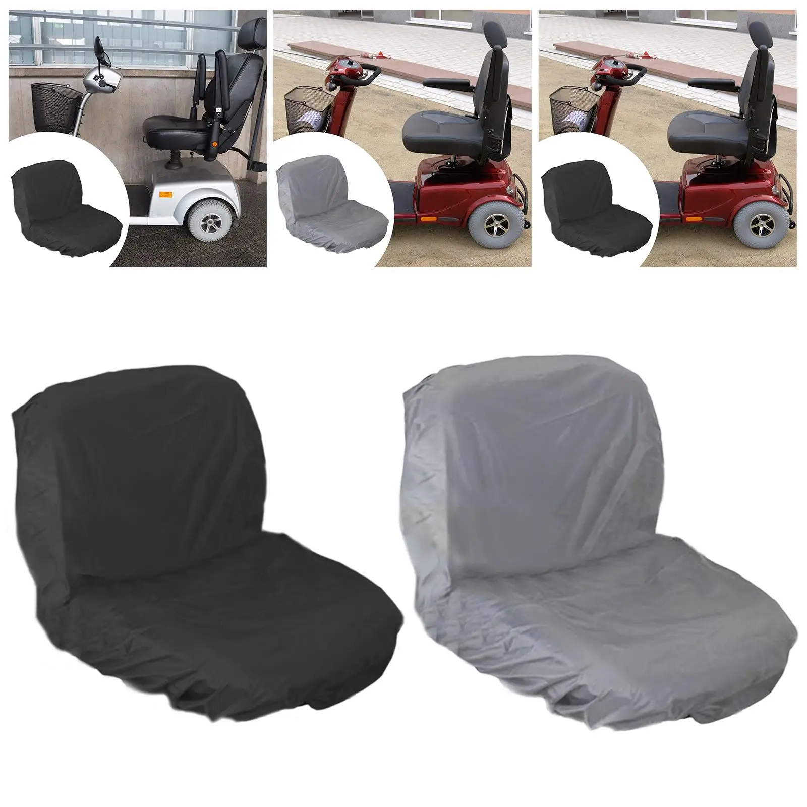 

Mobility Scooter Seat Cover Accessories Breathable Lightweight Anti Skid