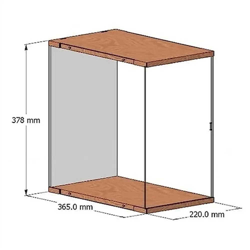 Estante de almacenamiento de discos de vinilo, caja de exhibición transparente de acrílico de madera maciza, decoración elegante para el hogar y la Oficina, regalo de DJ, 1/2/4 piezas