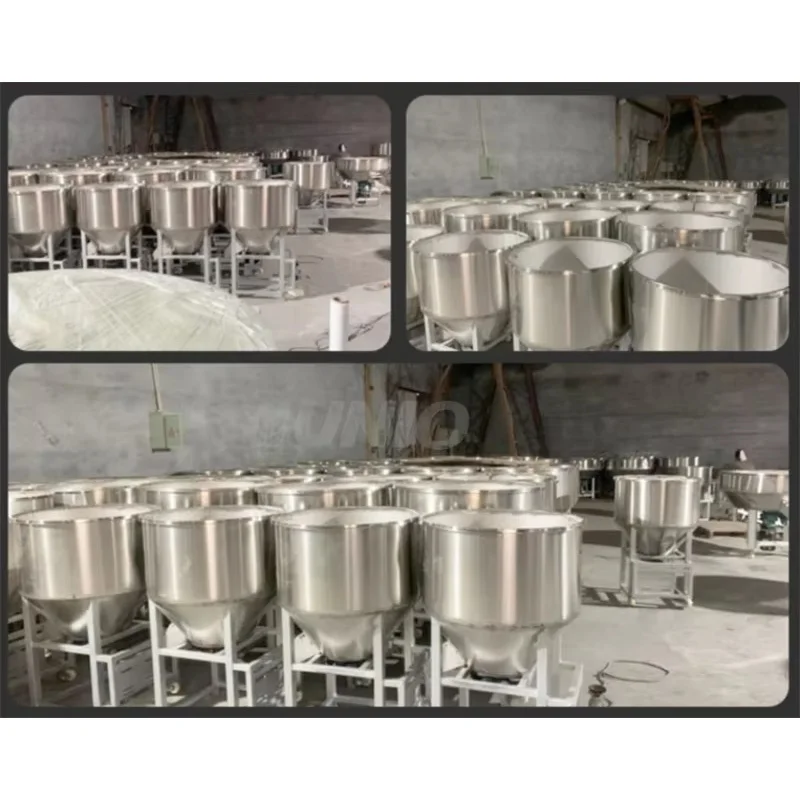 خلاط عمودي أوتوماتيكي عالي الجودة من الفولاذ المقاوم للصدأ ومكونات PLC لتغذية الحيوانات الصغيرة من البلاستيك #3