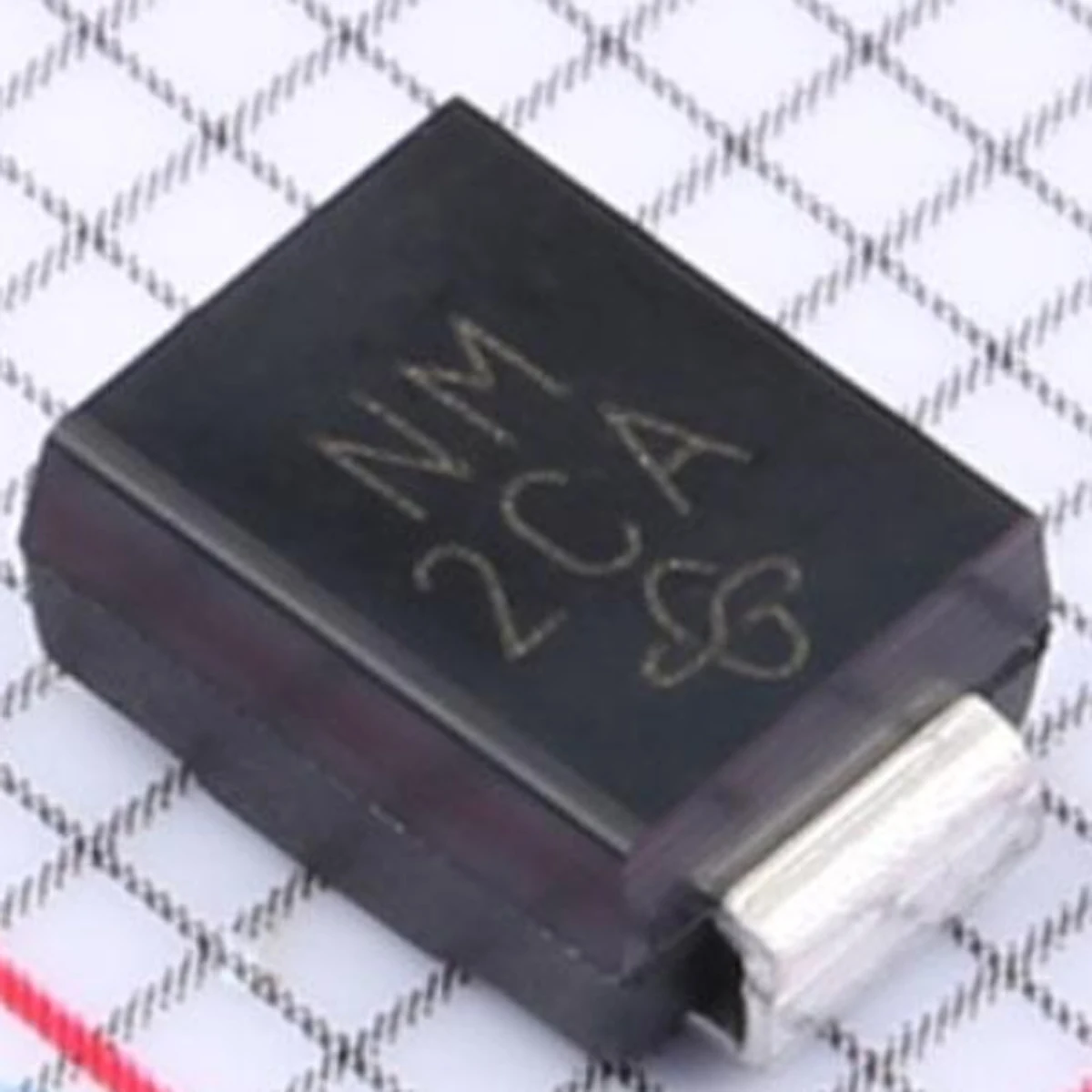 50PCS original,TVS diodes,Transient Suppressors,Bidirectional,64V,103V，5.8A，600W. SMB (DO-214AA): SMBJ64CA-E3/52 ·Marking:NM
