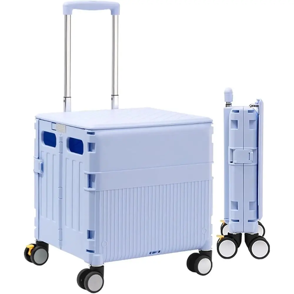 

Тележка-органайзер усиленная на колесах, объемом 45 л/65 л, для дома, офиса и школы