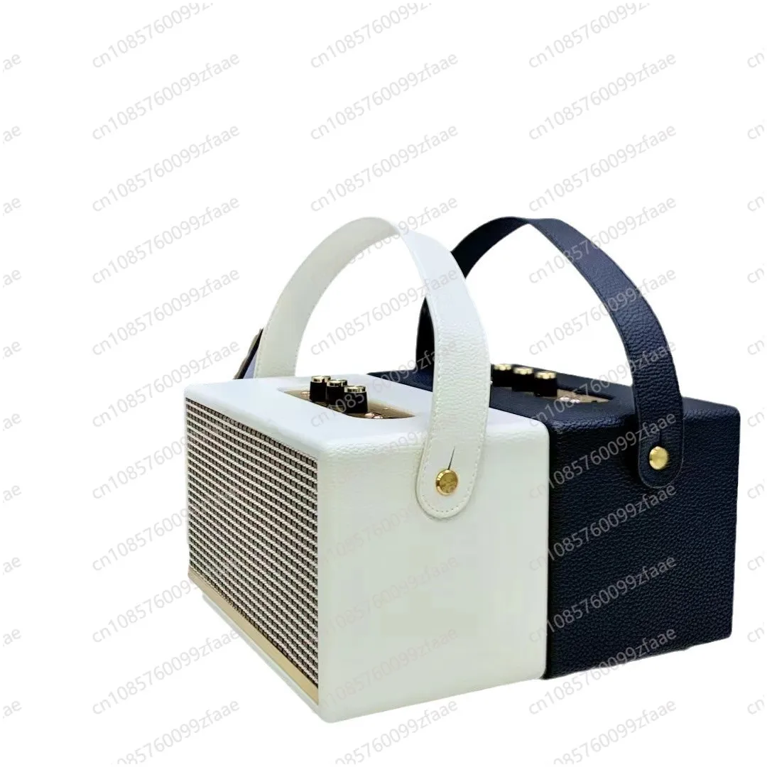 

Cross-border M17 retro wooden bluetooth speaker outdoor desktop high-power subwoofer portable home stereo