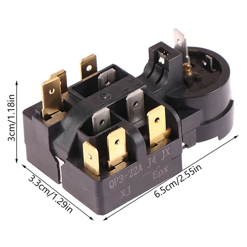 하이얼 냉장고 냉동고 압축기 교체 부품, PTC 스타터 릴레이 및 과부하 보호대 QP3-12A 