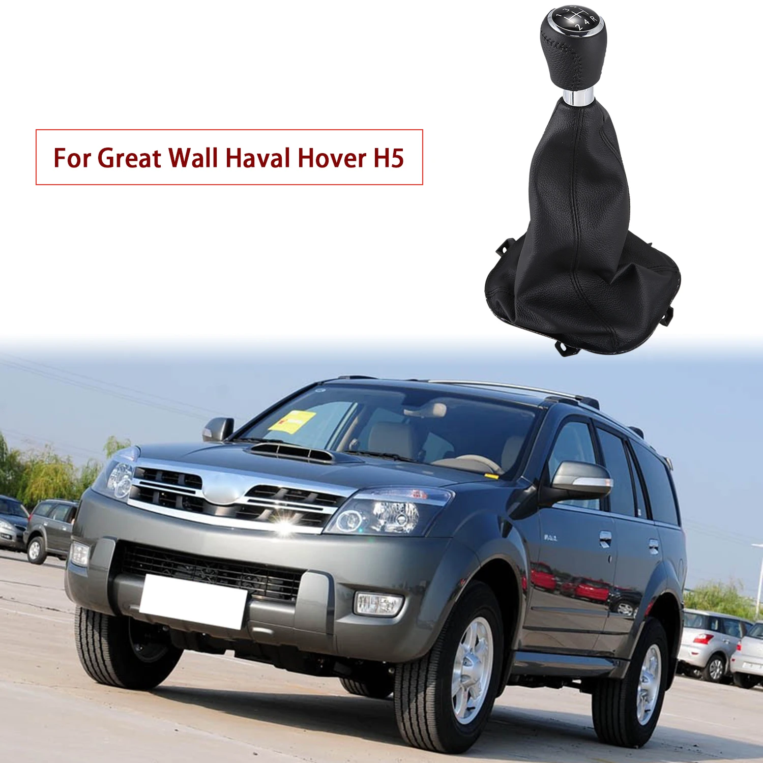 

Черный для Great Wall Haval Hover H5 Автомобильная ручка переключения передач, рычаг переключения передач, пылезащитный чехол
