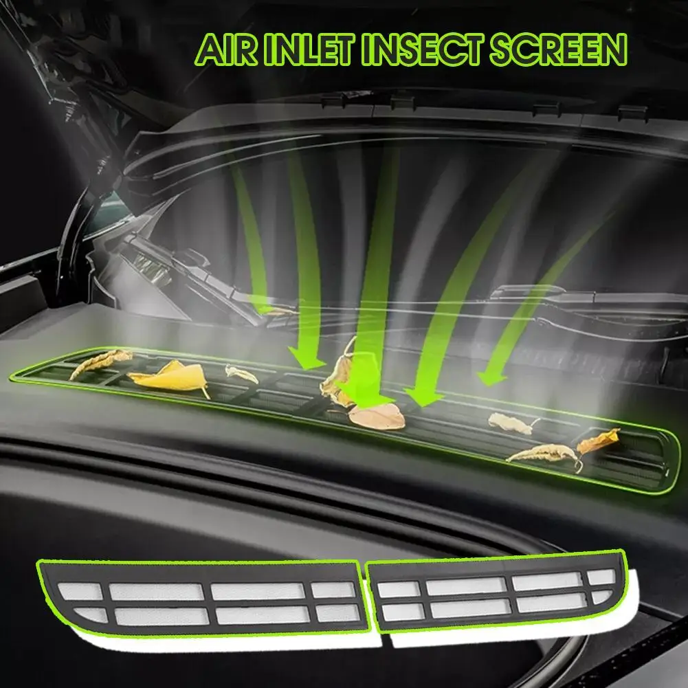 

Air Inlet Protective Cover for Tesla Model Y Juniper 2025 Detachable Anti-insect Anti-fouling Front Air-Conditioning Cover