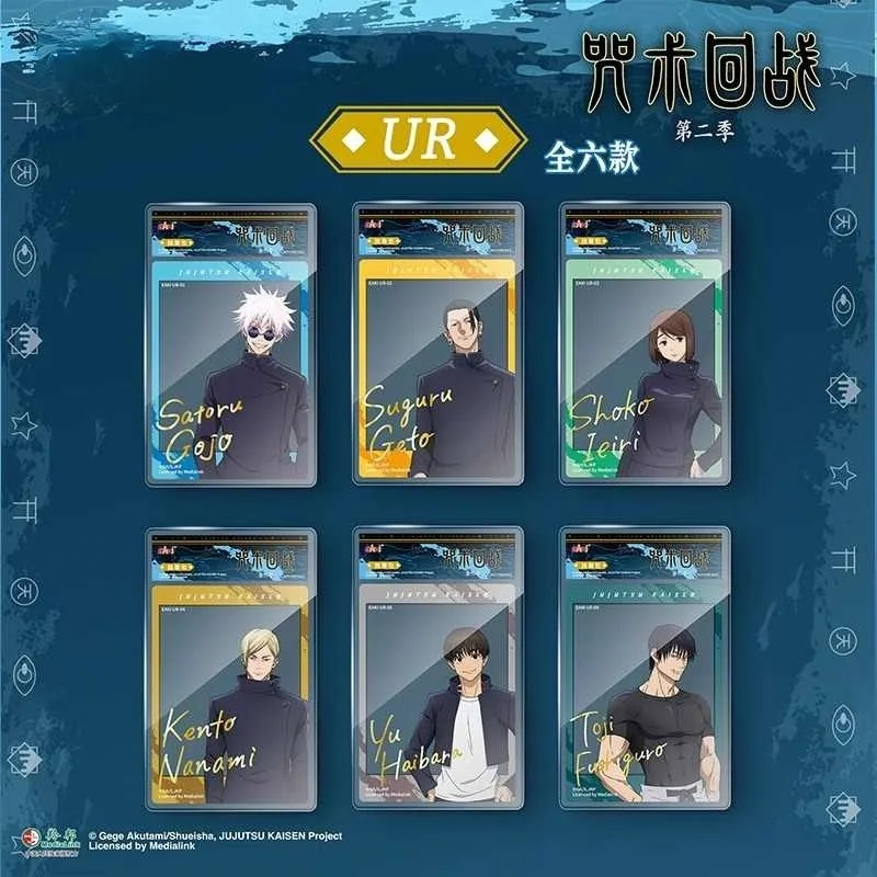 Original Jujutsu Kaisen Card Polaroid Acrylic Photo Card Gojo Satoru Geto Fushiguro Shinobu Anime Collection Card Toy Gifts