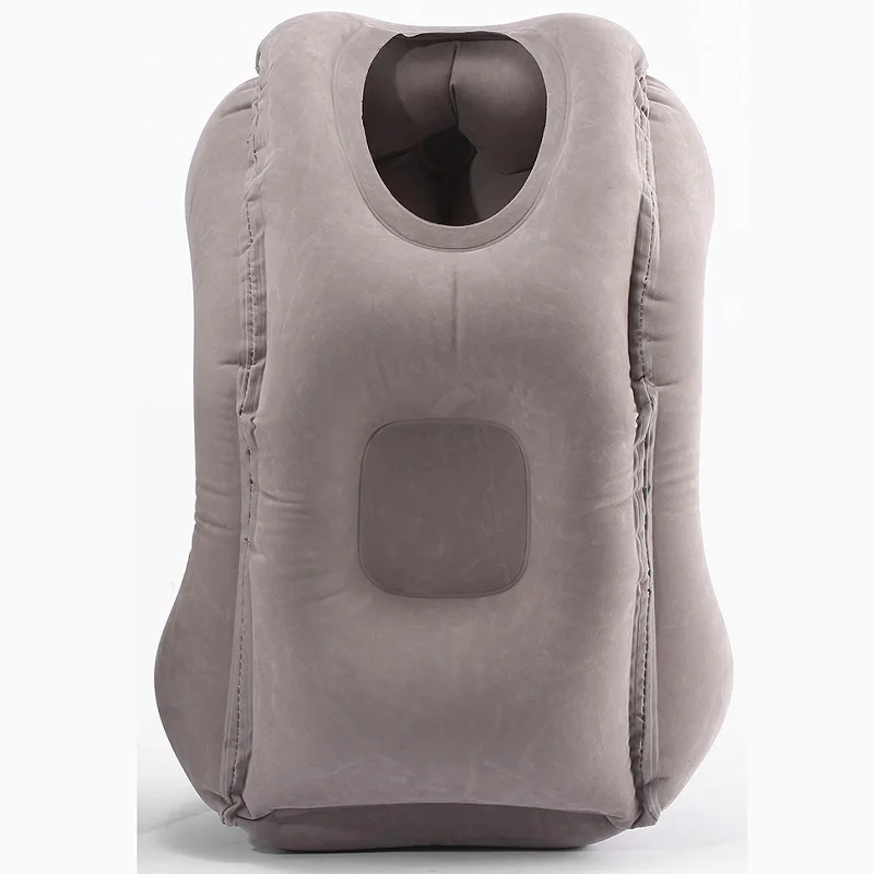 Portable Inflatable Travel Sleeping Pillow for Airplane High-speed Train Office Comfortable Sleeping Pillow Support Prone Pillow