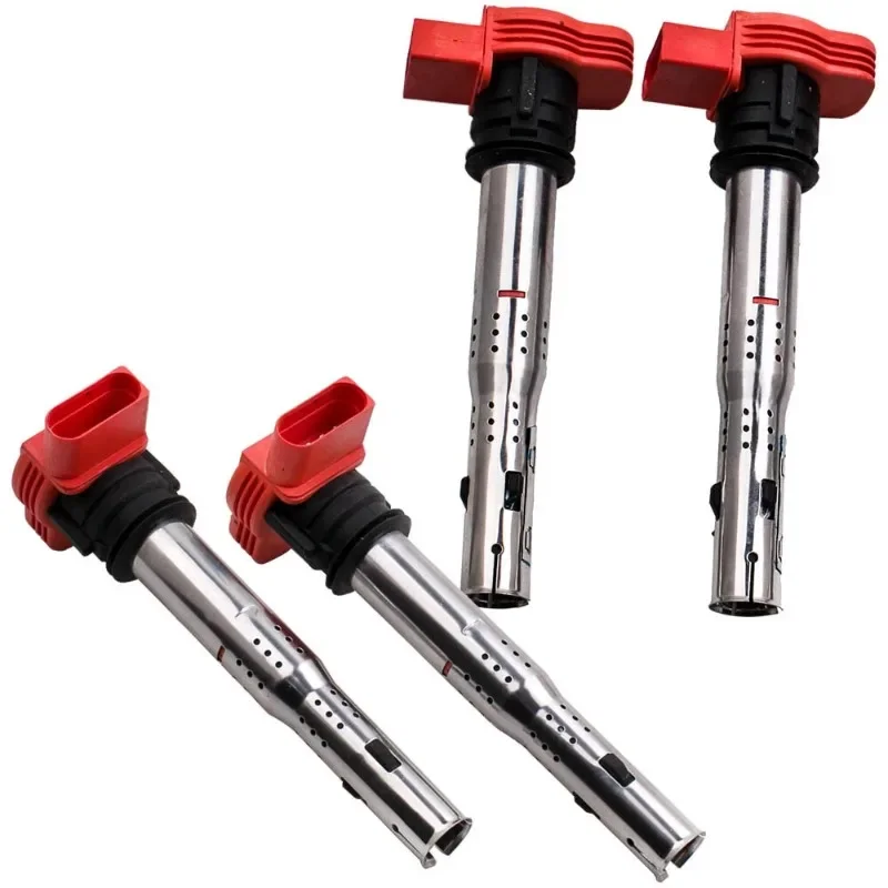 

4Pcs 06E905115E 06E905115 07K905715F Ignition Coil For VW Je-tta G-olf Pa-ssat Tiguan CC For Audi-A3 A4 A5 A6 A7 A8 TT Q3 Q5 R8