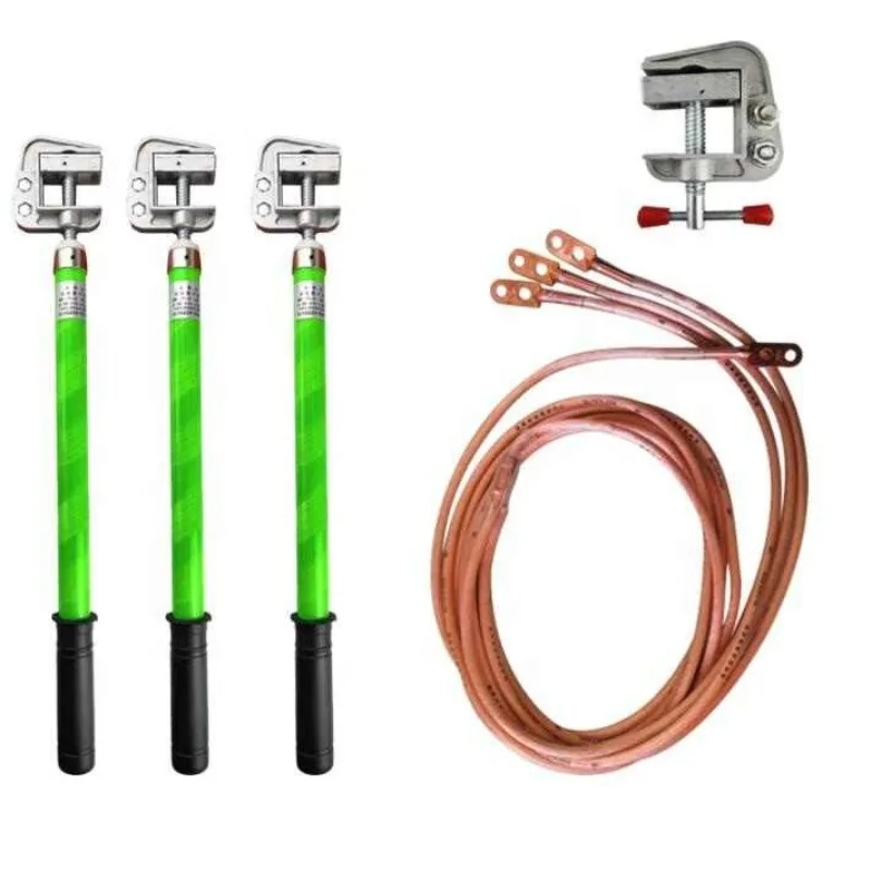 Varilla de puesta a tierra portátil de alto voltaje/palo de puesta a tierra para 6kv-500kv