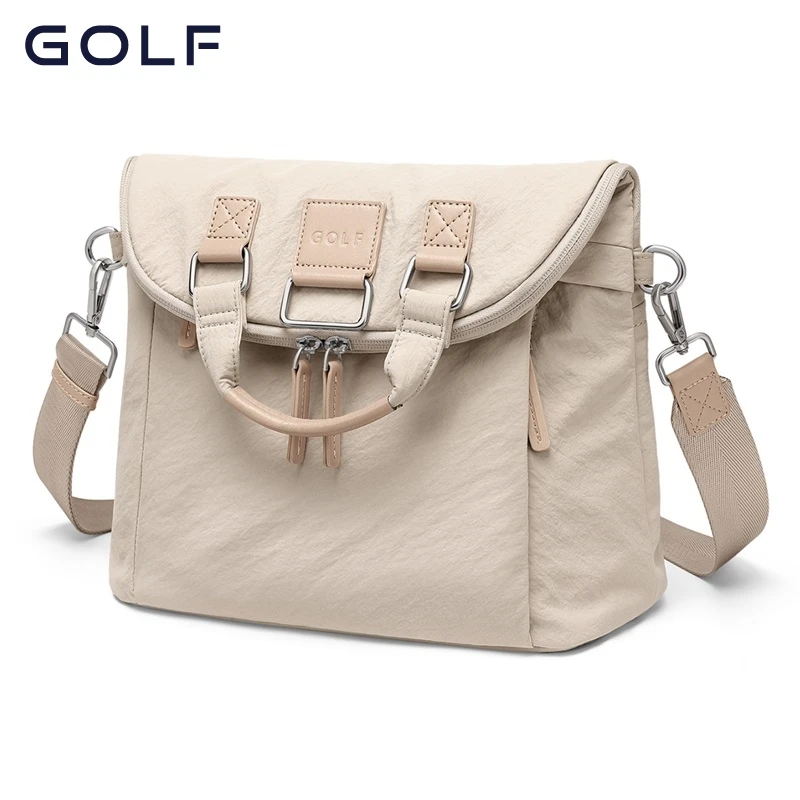 GOLF New Large Capacity Women's Backpack Waterproof Single Shoulder Commuter Bag 14 in Laptop Fashion Backpack 2025 Apricot