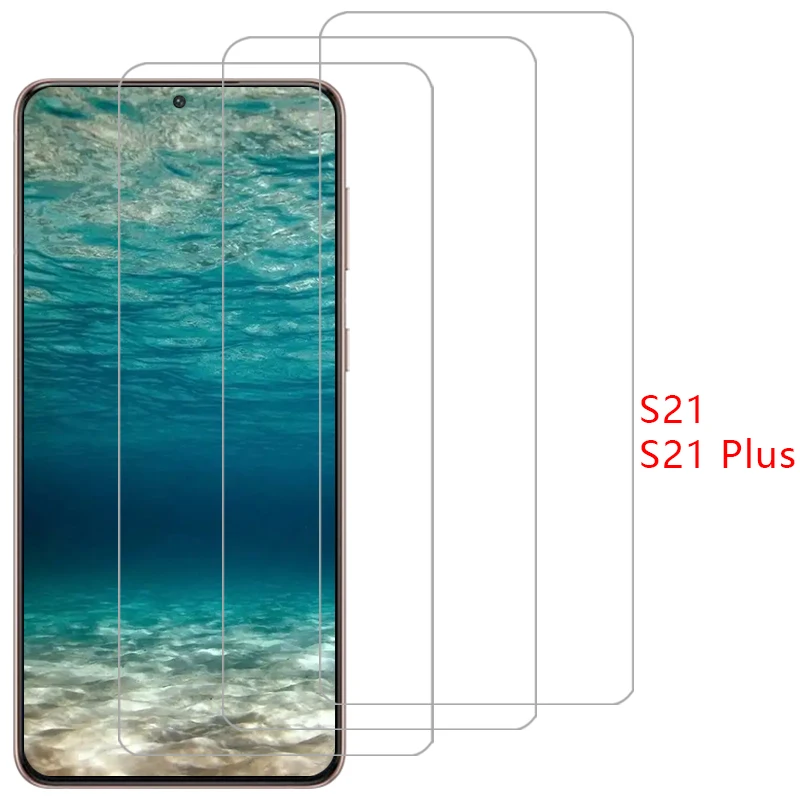 phone case for samsung galaxy s21 plus 5g tempered glass on samsungs21 galaxys21 s 21 21s s21plus 5 g s215g back cover s21case