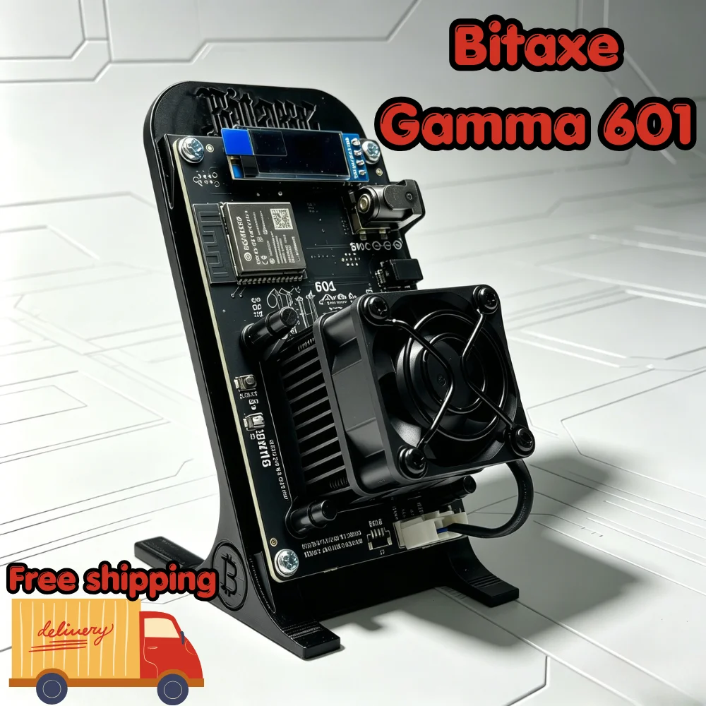 Bitaxe Gamma 601 1.2Th/s 15-18W Ultra Low Power ASIC Miner, BM1370 Chip WiFi SOLO BTC Miner SHA256 Home Mining Device