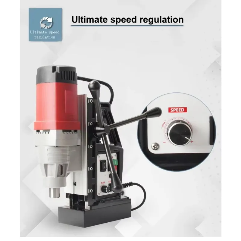 Mini Magnetic Drill Portable with A Maximum Diameter of 13 Mm  Multi-functional Industrial-grade Electromagnet Bench Magnetic