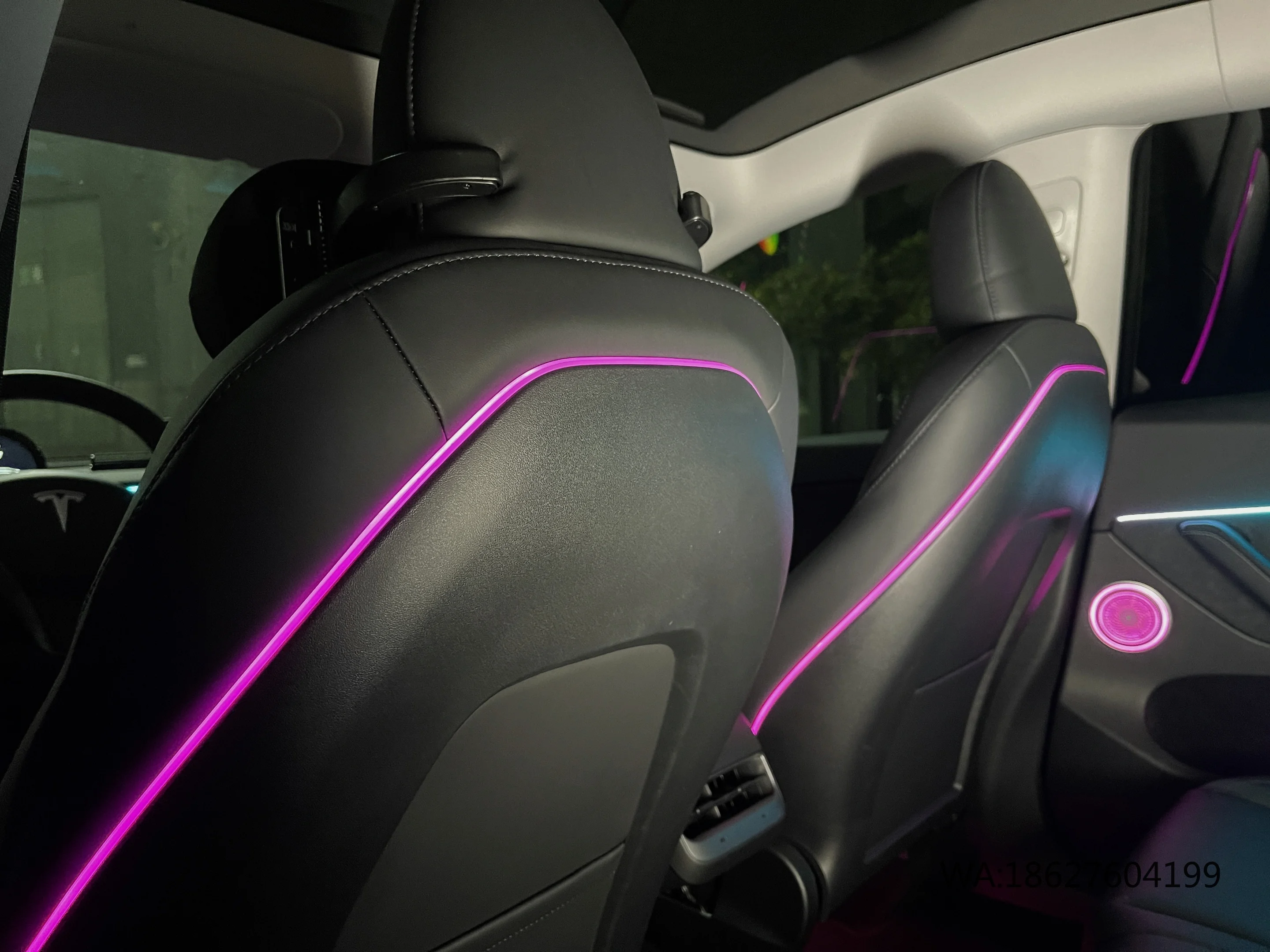 

Streamer Dynamic Rainbow Symphony Dynamic Ambient+ Speaker Light Kit for Model Y(2024)