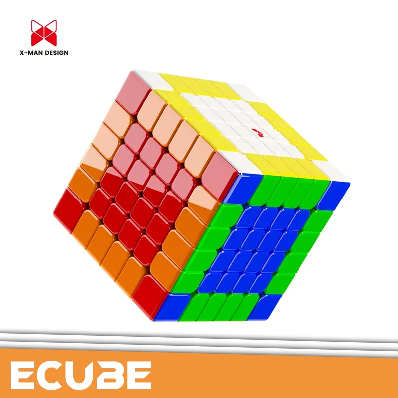 

[ECube] QiYi XMD Shadow V3 UV 6x6x6 Magnetic Core Magic Cube X-Man Shadow V3 M - High-Quality Speedcubing Puzzle Toy