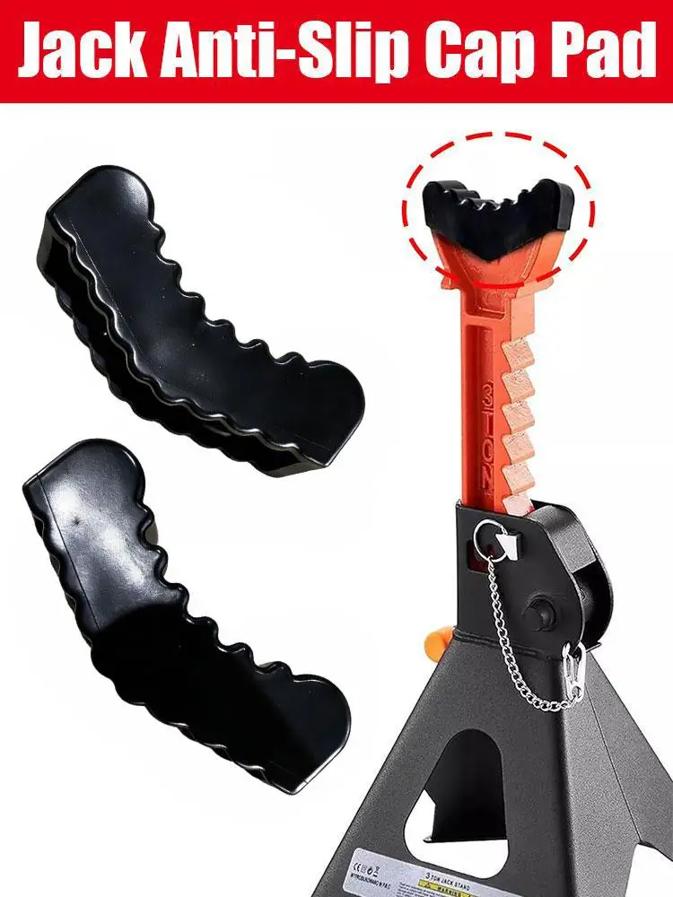 Car Slotted Lift Jack Stand Rubber Pad Floor Adapter Frame Rail Pinch Lifting Universal Repair Tools Safety Grip Pads 3Ton 6Ton