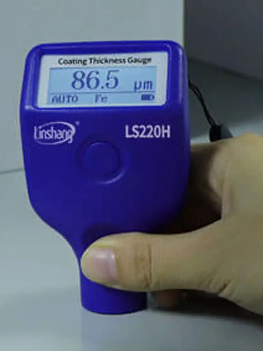 Linshang DFT قياس سمك الطلاء المتكامل قياس سمك الفيلم الجاف متر للطلاء المطهر طبقة مطلية بالكهرباء LS220H