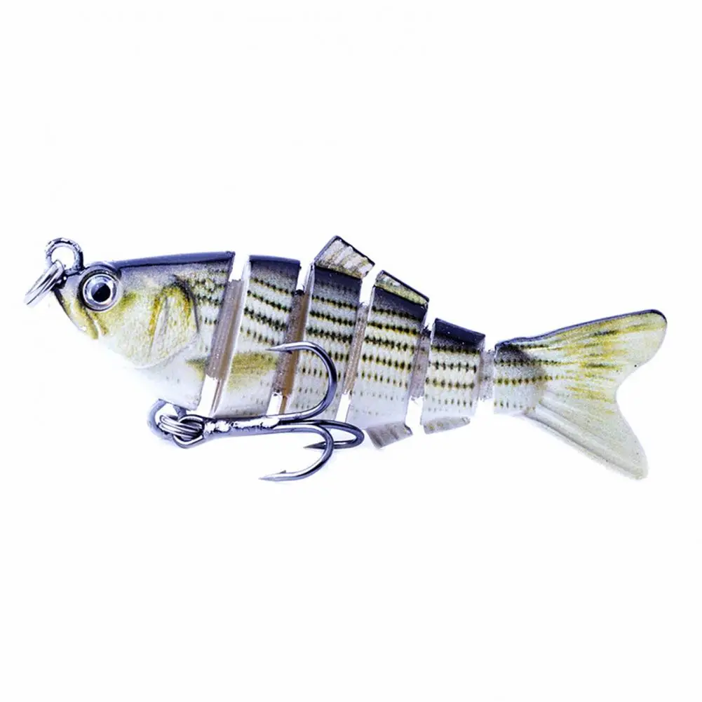 7cm 8.5g Reusable Artificial Bait 6 Sections Vivid Swimming Posture Five Specifications Fake Fishing Lure for Fishing Enthusiast