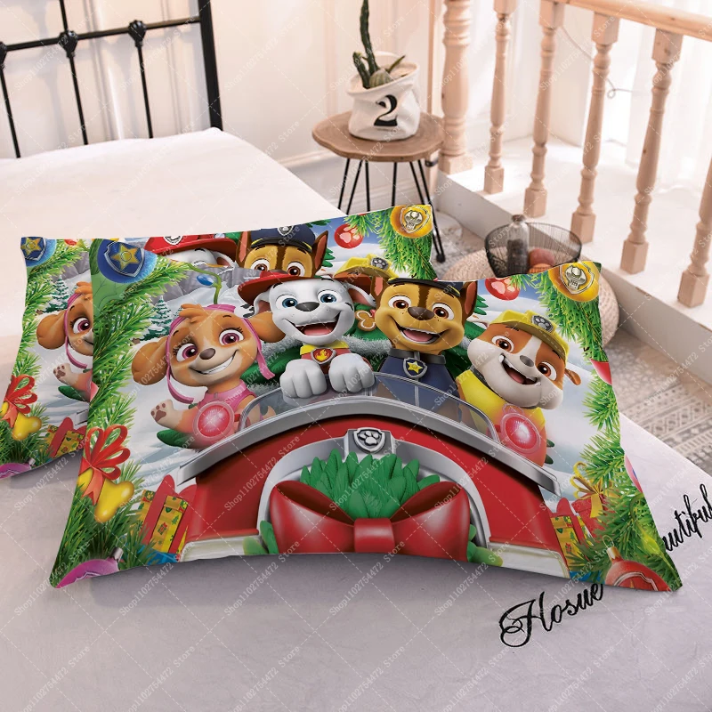 PAW ronds Kids Bedroom federa Cartoon Cute federa Anime Printed Pillow Cover Bed Sofa Decor accessori regalo di natale