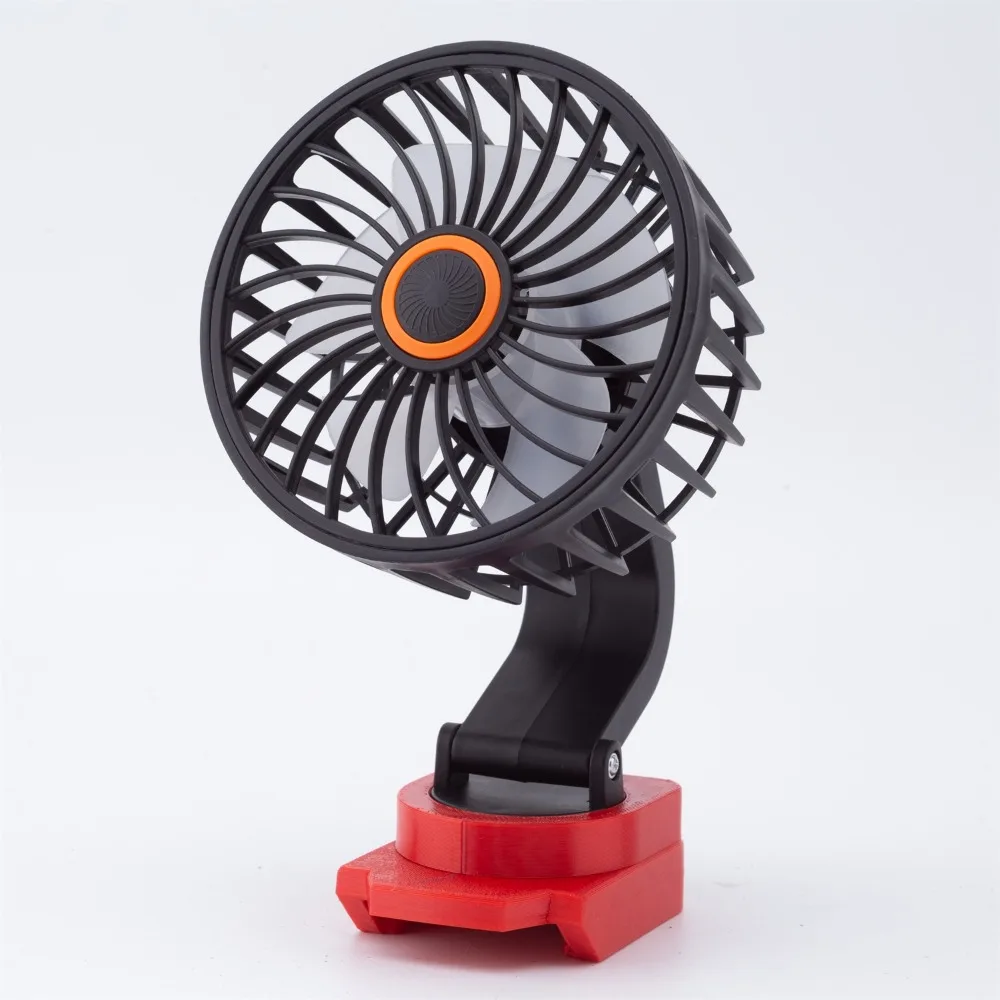 Imagem -04 - Ventilador de Íon de Lítio Portátil para Lidl Parkside X20v Ajuste de Íon de Lítio para Frente e para Deriva para Pesca Interna Externa Acampamento Externa