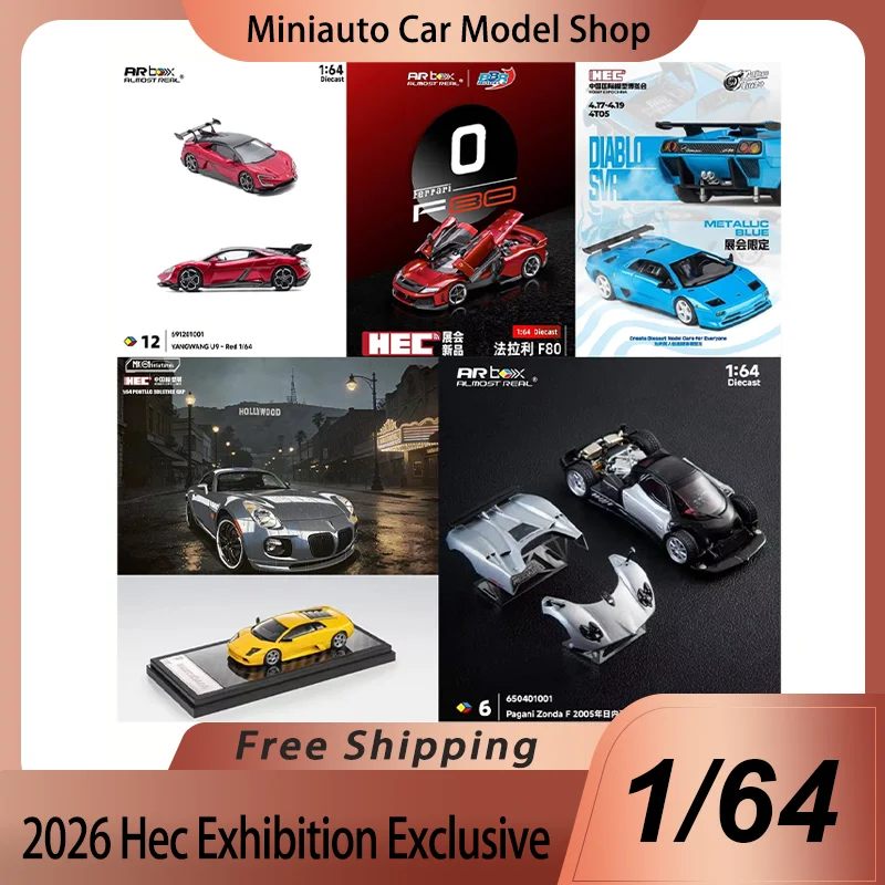 Neu auf Lager 2026 HEC Ausstellungs-Exklusivmodell aus Druckguss, BBR AR Box GCD TH MK Automodell, Kinderspielzeug, Deko-Geschenk