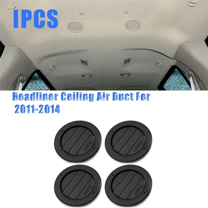 

AEF2-1 PCS Вентиляционное отверстие AC Нагреватель Вентиляционное отверстие Потолочная крыша Круглый BL1Z19893AA Замена черного цвета для Ford Expedition Navigator 2011-2014 гг.