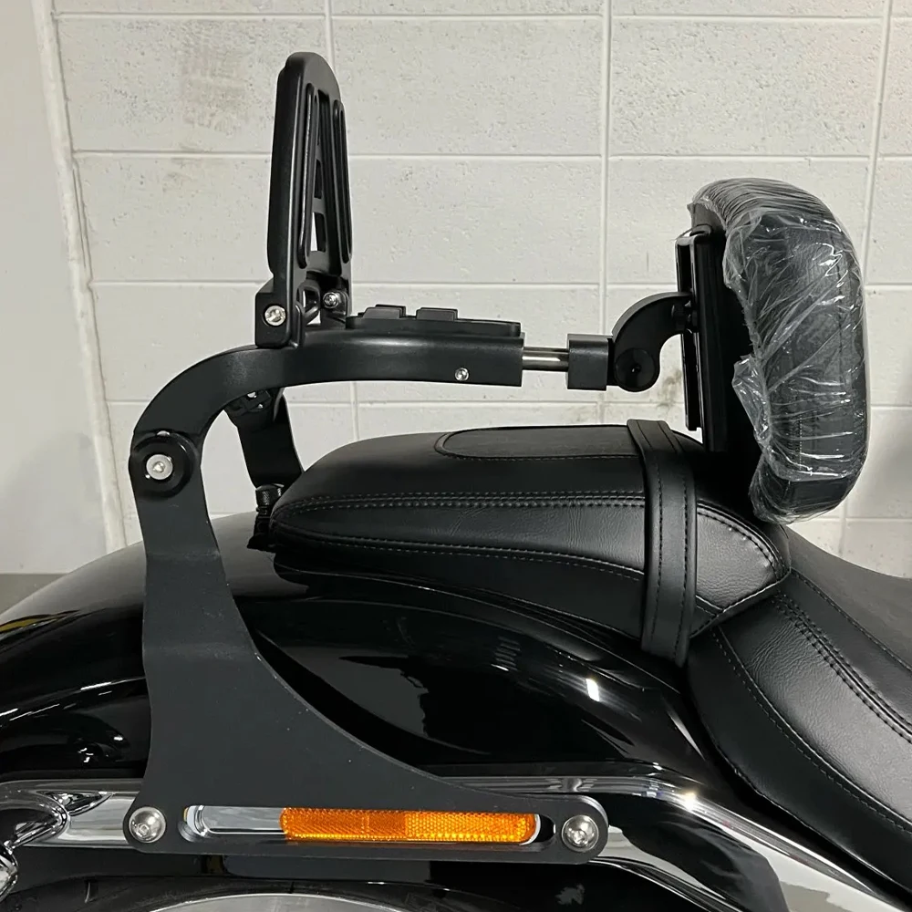 Multi-Purpose Backrest Sissy Bar Luggage Rack Side Mount Kit Fit For Harley Softail Breakout FXBR 117 114 Fat Boy FLFB 2018-2026 view 6