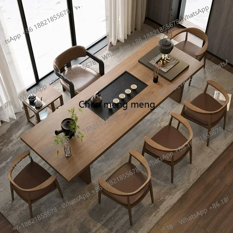 AB03esign Set ining Table Luxury ecorations Modern Solid Wood Walnut ining Table Restaurant Nordic Essttisch Furniture For Home