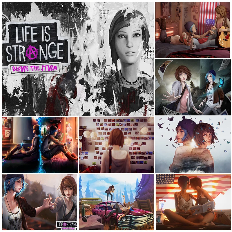 Classic Hot Video Game Life Is Strange Posters Anime Character Prints Canvas Painting Wall Art Pictures Home Living Room Decor