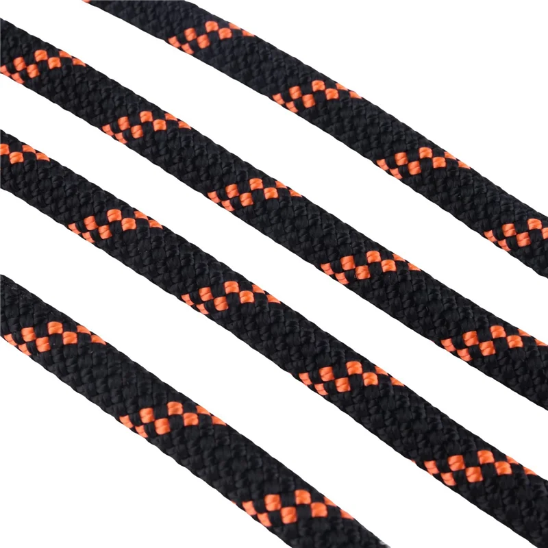 3 Pcs 5M 8 Mm Thickness Tree Rock Climbing Cord Outdoor Safety Hiking High Strength Safety Sling Cord Rappelling Rope-A78G