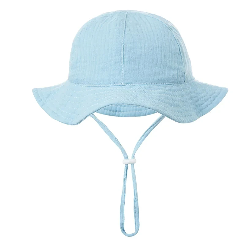 Spring Summer Baby Hat Printed Cotton Bucket Hats for Girls Boys Outdoor Beach Infant Visor Hat Toddler Items Accessories 0-12M