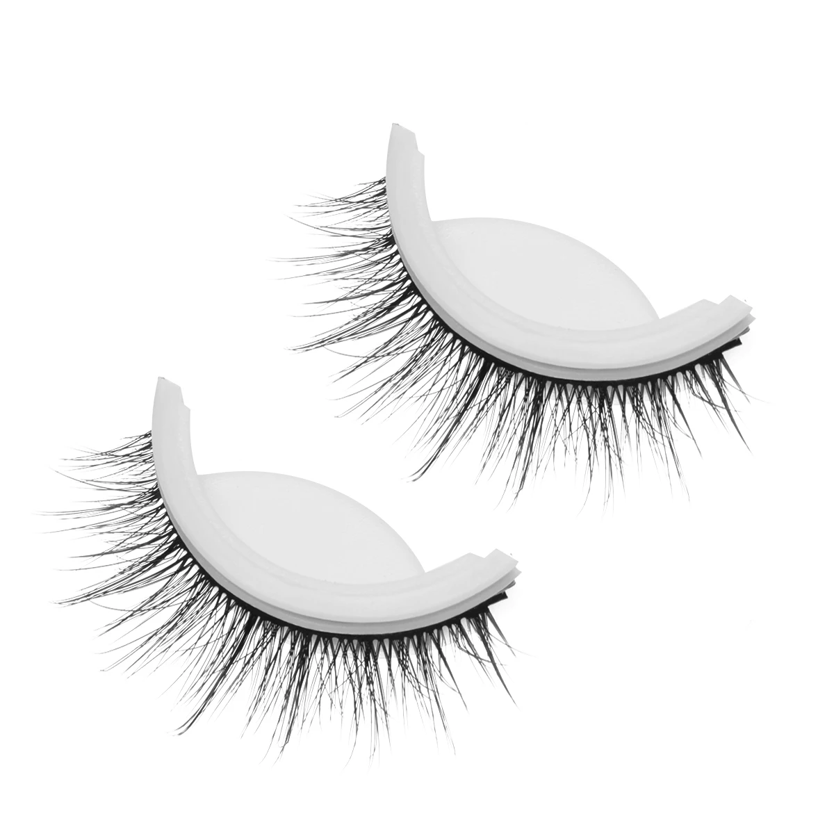 

1PC Thick Natural False Eyelashes 3D Lifelike Fake Eyelashes Self-Adhesive Handmade Fiber Eyelashes (1)