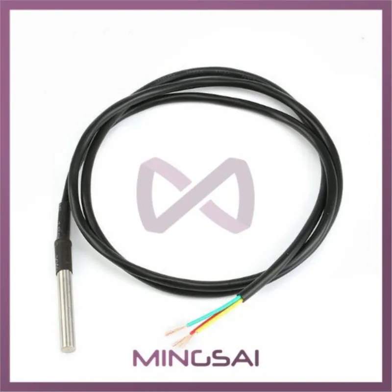 DS1820 Stainless steel package Waterproof DS18b20 temperature probe temperature sensor 18B20 for arduino