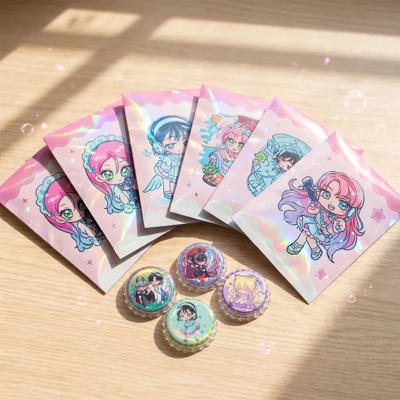 Alien Stage Sua Hyuna Brooch Lot Box Of 30 Cute Anime Button Pins For Ita Bag Backpack Trading Market Display Collection