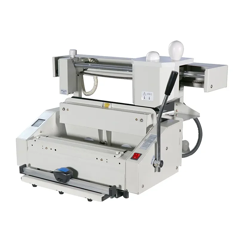 U-JB05 Semi-auto Desktop Glue Binding Machine Perfect Binding Machine With Cover Creasing Function