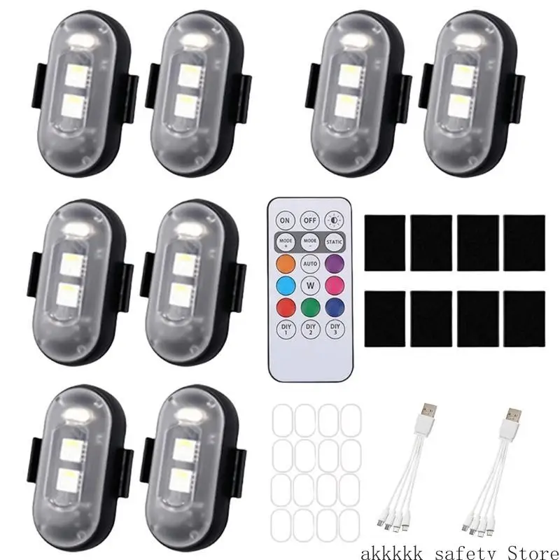 

XXFF Беспроводные светодиодные фонари USB Перезаряжаемые Водонепроницаемые уличные светодиодные предупредительные фонари для для