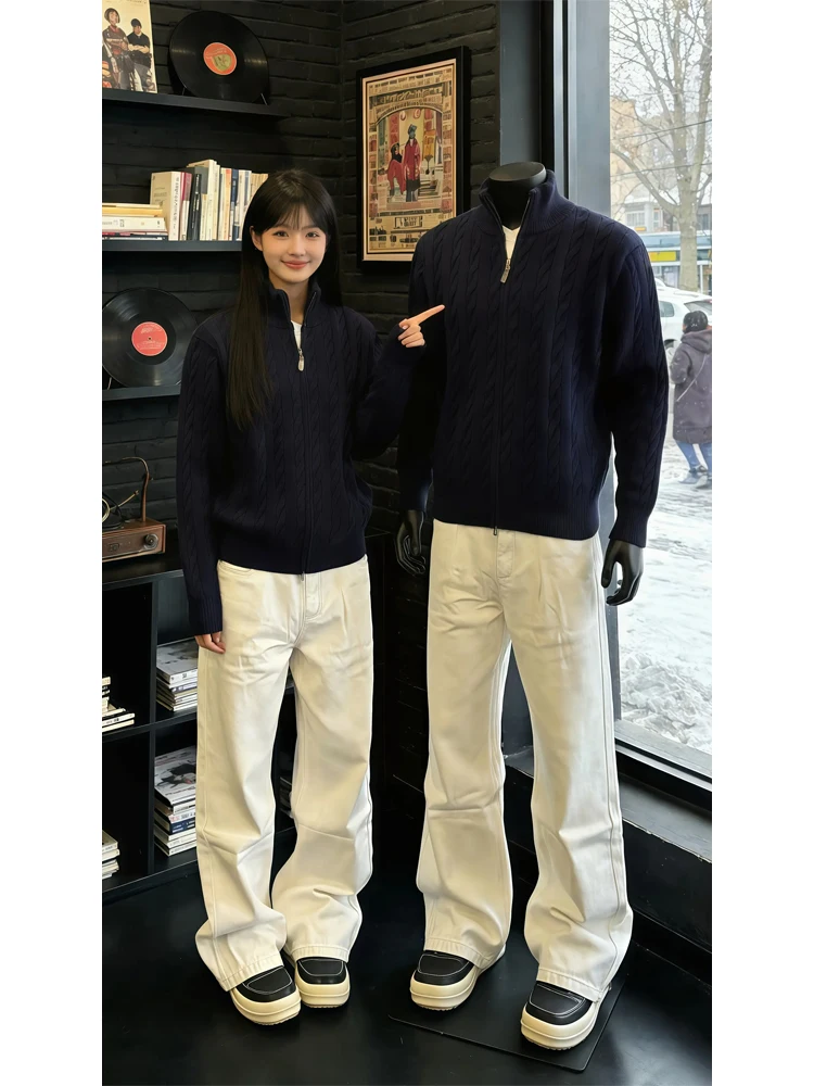 

Мужские джинсы Slim Fit American Sle Khaki: прямые, устойчивые к износу, повседневные, модные, весенние, с удлиненными штанинами