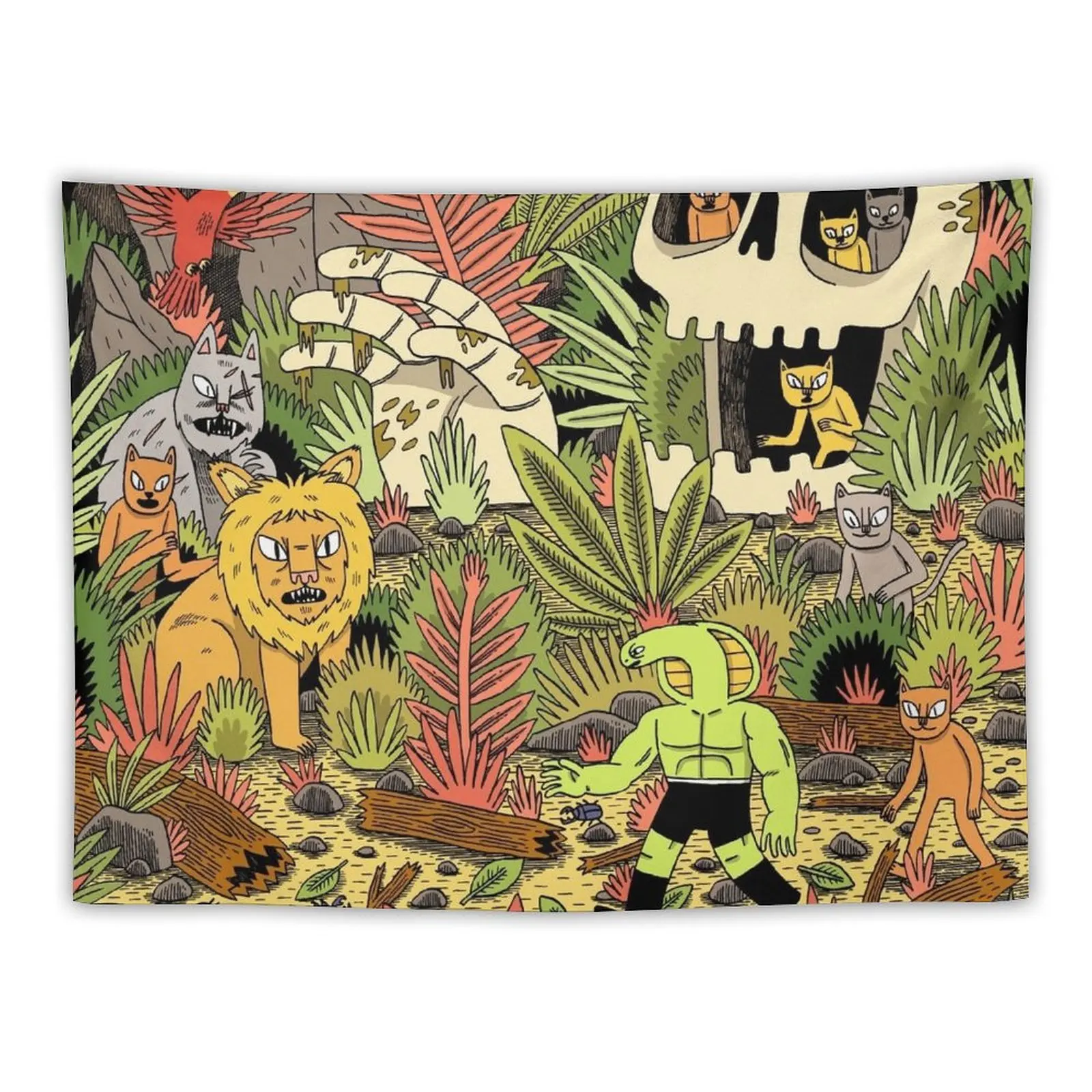 

The Jungle Tapestry Luxury Living Room Decoration Wall Hanging Aesthetic Decoration Aesthetic Room Decor Tapestry