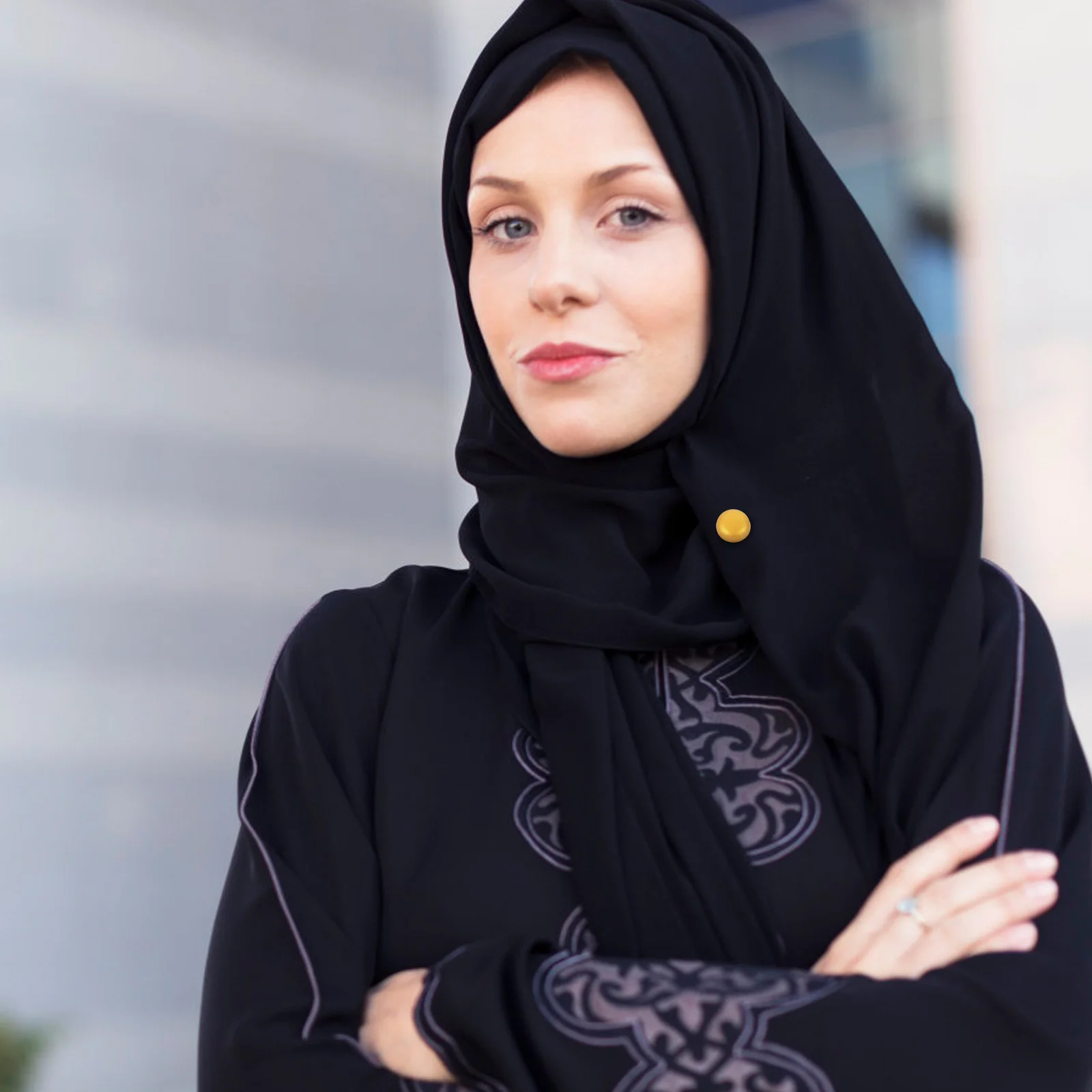 

4pcs Magnetic Pin For Scarves Strong Magnet Shawl Clip Hijab Button Reusable Small Alloy Scarf Pins Women Accessory