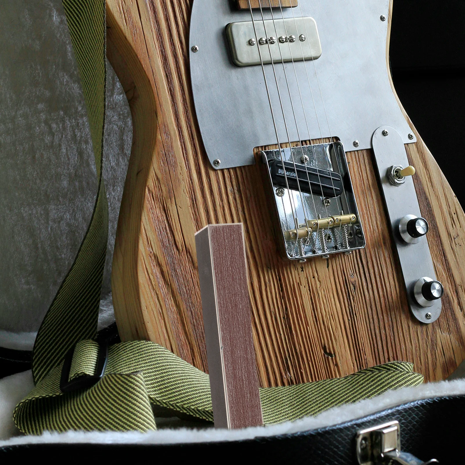 

Exquisite Guitar Fret Polishing Tool Good Steel Materials Long Service Life Perfect Details for Guitar Bass Luthier Grinding