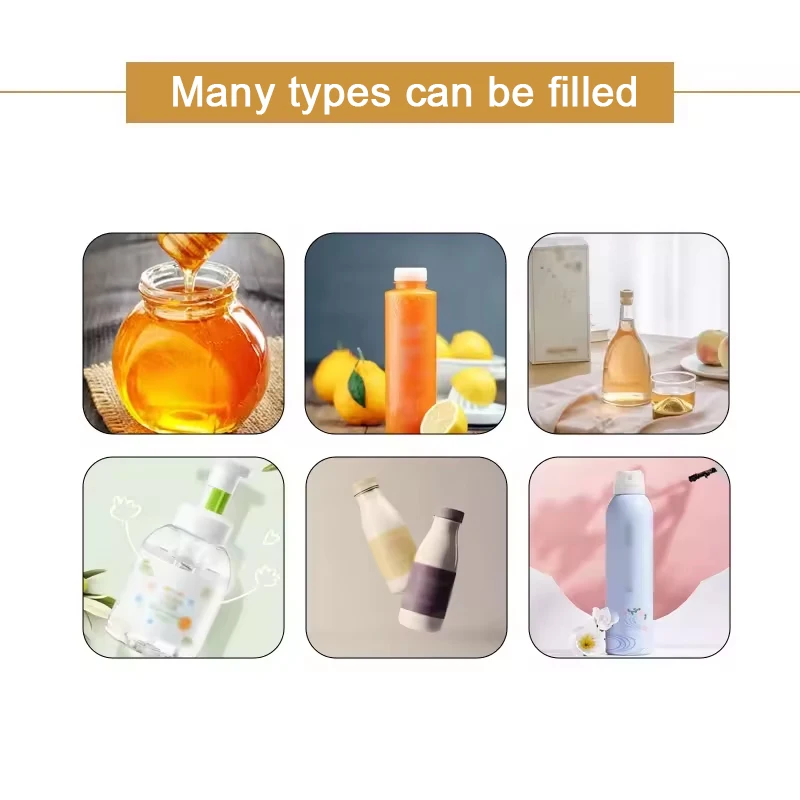 Small Manual Cream Liquid Oil Ice Cream Honey Bottle Filling Machine