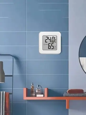 Indoor Mini Temperature and Humidity Meter, Bedroom Temperature Meter, Portable Electronic Digital Display, Humidity and Tempera