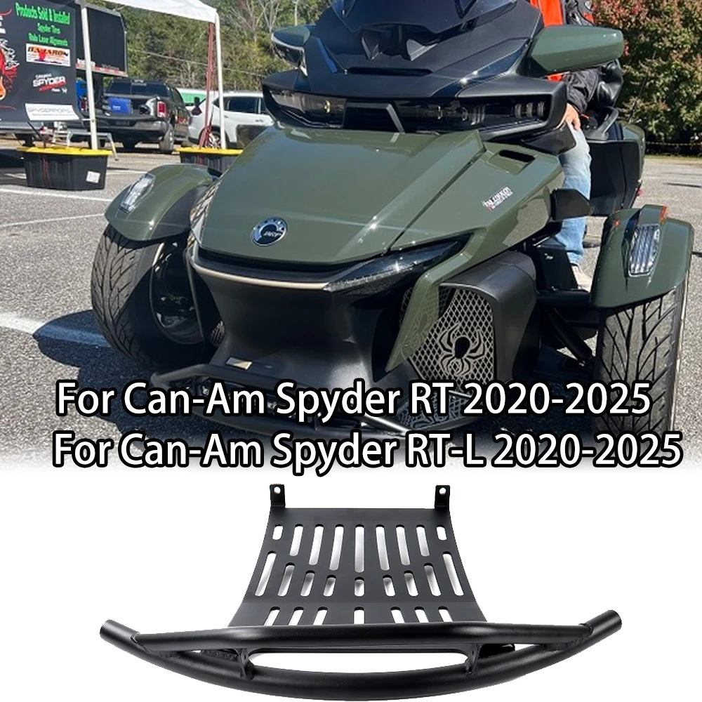 

For Can-Am Spyder RT RT-L 2020-2025 Performance Tubular Front Bumper with Skid Plate Universal Accessories
