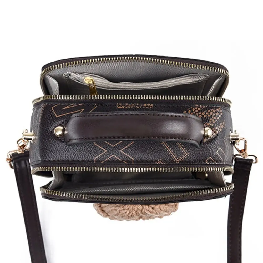 أزياء بو الجلود حقائب الكتف لطيف الكرتون الدب حقيبة كروسبودي الحقيبة النساء الإناث #5