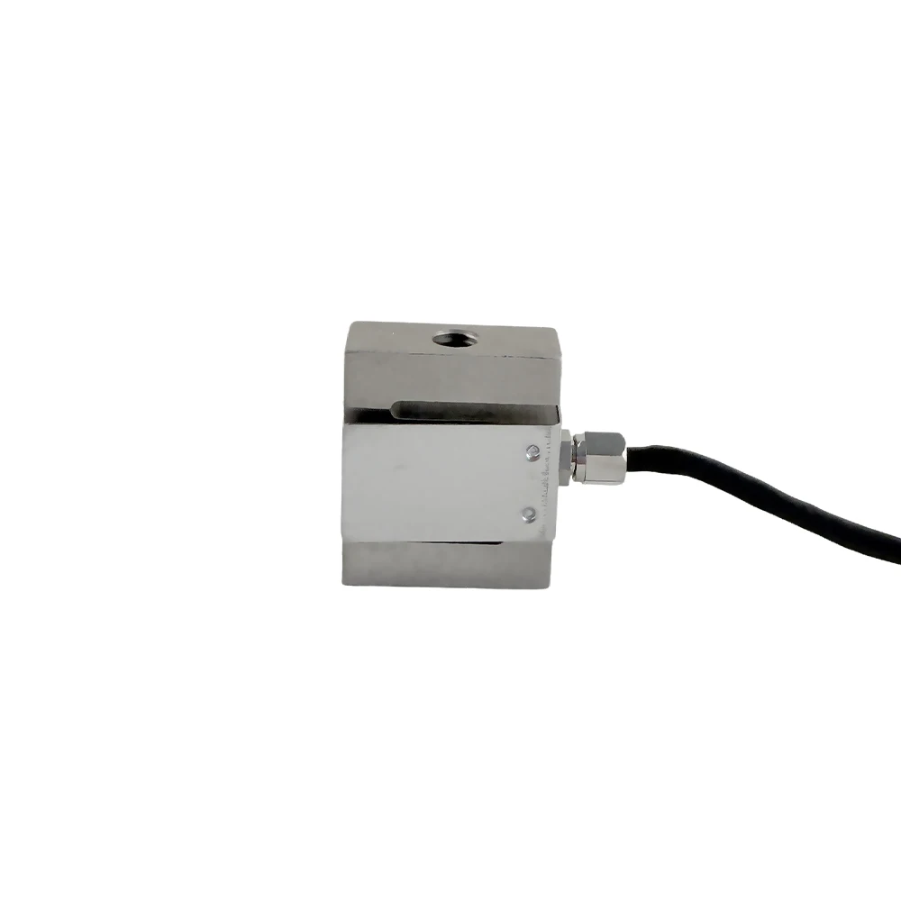0-50kg Mini S-Style Load Cell Weight Sensor, Tension/Compression Measuring, Wheatstone Bridge Output, 4 Core Cable
