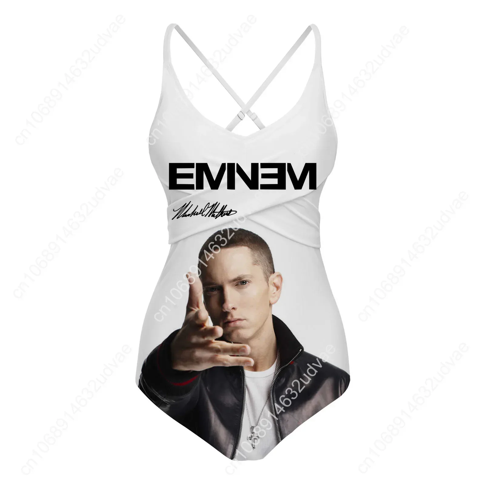 Eminem Swimsuit Womens Sling Swimsuits Personalized Sexy Swimwear Pool Party Beach Bikini Summer Customize Bathing Suits